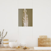 Triform Herm van Hecate, marmer sculptuur, attisch Poster (Keuken)