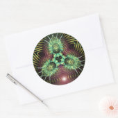 trifractali-Sticker Ronde Sticker (Envelop)