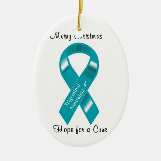 Trigeminal Neuralgia Hope for a Cure Ornament (Voorkant)