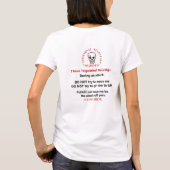Trigeminale Neuralgia Attack Instructions T-shirt (Achterkant)