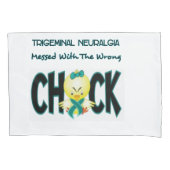 Trigeminale Neuralgia Awareness Pillowcase Kussensloop (Voorkant)
