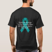 Trigeminale Neuralgia Awareness Tshirt (Achterkant)