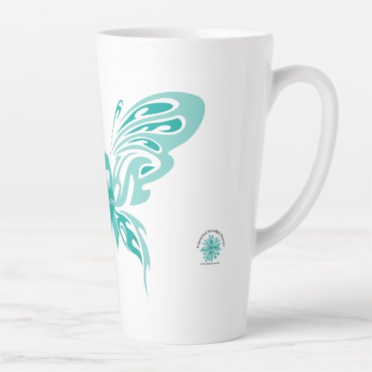 Trigeminale Neuralgia Butterfly #4 Latte Mok (Rechts)
