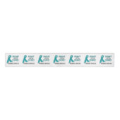 Trigeminale Neuralgie Afbeelding voor kuur 3" Grosgrain Lint (Voorkant)