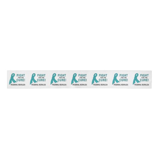 Trigeminale Neuralgie Afbeelding voor kuur 3" Grosgrain Lint (Voorkant)