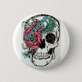 Trigeminale Neuralgie Bewustheid Ronde Button 5,7 Cm (Voorkant)