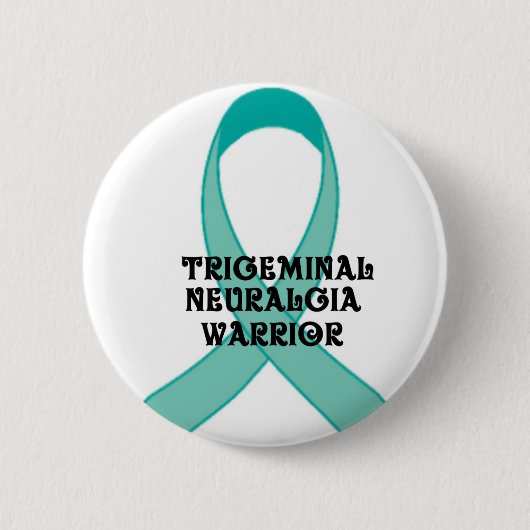 Trigeminale Neuralgie Bewustheid Ronde Button 5,7 Cm (Voorkant)