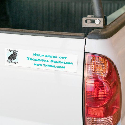 Trigeminale Neuralgie-bumpersticker Bumpersticker (Op Truck)