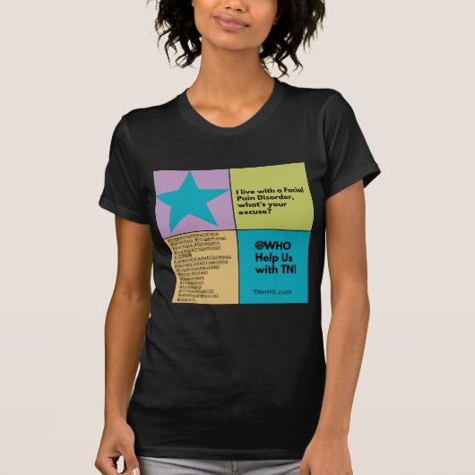 Trigeminale Neuralgie en pijn in het gezicht T-shirt (Voorkant)