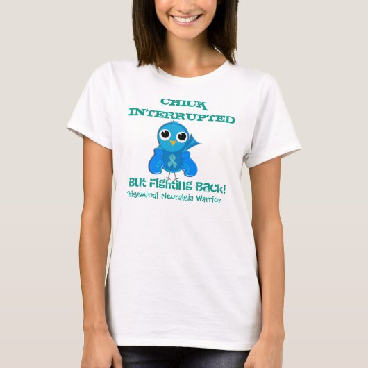 Trigeminale Neuralgie Warrior Tshirt (Voorkant)