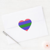 Trigender Pride Hart Sticker (Envelop)