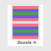 Trigender trots sticker (Vel)