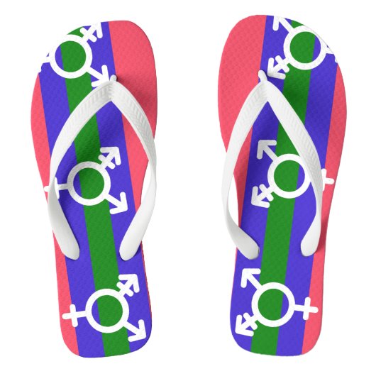 Trigender trots teenslippers (Voetbed)