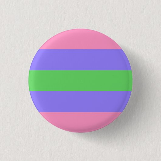 Trigender-vlag-badge Ronde Button 3,2 Cm (Voorkant)