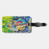 Trigger Fish Bagagelabel (Achterkant horizontaal)