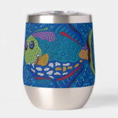 Trigger Fish Wine Tumbler (Voorkant)