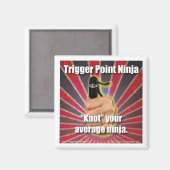Trigger Point Ninja ® "Knot" Uw gemiddelde Ninja Magneet (Voorkant / Achterkant)