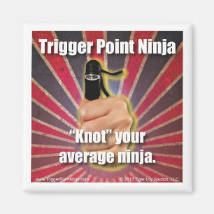 Trigger Point Ninja ® "Knot" Uw gemiddelde Ninja Magneet