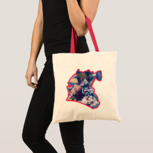 Triggerfish Rode Omrande Organische Gewas View Tote Bag
