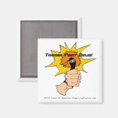 Triggerpoint Ninja ® Cartoon magneet (Voorkant / Achterkant)