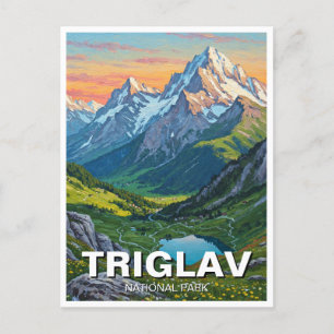 Triglav Nationaal Park Slovenië Reizen Briefkaart