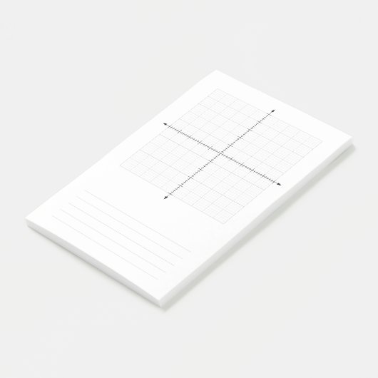 trigonometrie X Y coördineert grafiekpapier Post-it® Notes (Schuin)