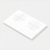 trigonometrie X Y coördineert grafiekpapier Post-it® Notes (Schuin)