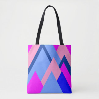 Trihoeken voor Vibrant Colorful Canvas tas