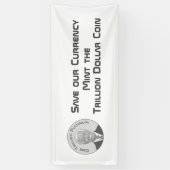Triljoen dollar Platina Munt Spandoek (Verticaal)