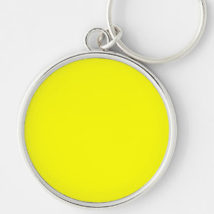Trillend Geel Fluo Plezier Klaar om aan te passen Sleutelhanger