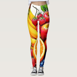Trillend Ontwerp met Vers Fruit Leggings