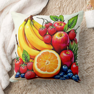 Trillend Ontwerp van Vers Fruit Kussen
