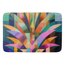 Trillende Abstracte Agave Badmat