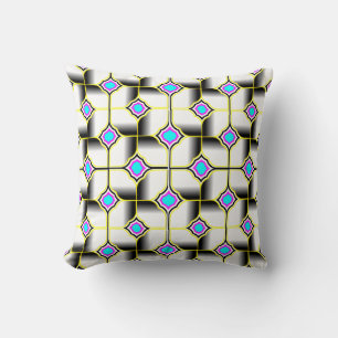 Trillende Abstracte Digitale Worp Kussen Ontwerp