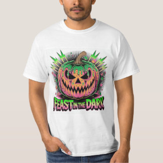 Trillende Enge Pompoen Pop Art T-shirt