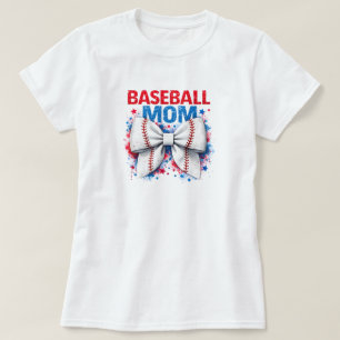 Trillende Honkbal Boog MAMA - Schattige Wedstrijd  T-shirt