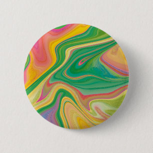 trillende kleur kunst ronde button 5,7 cm