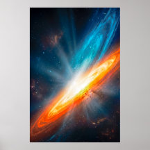 Trillende Kosmische Spiraalstelsel Sci-Fi Oranje B