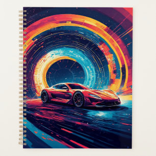 Trillende sportwagen in een dynamische abstracte k planner