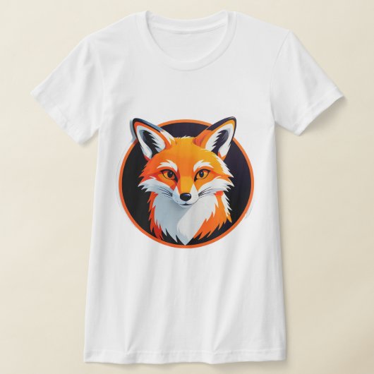 Trillende Vossen Kop T-shirt (Laagn)