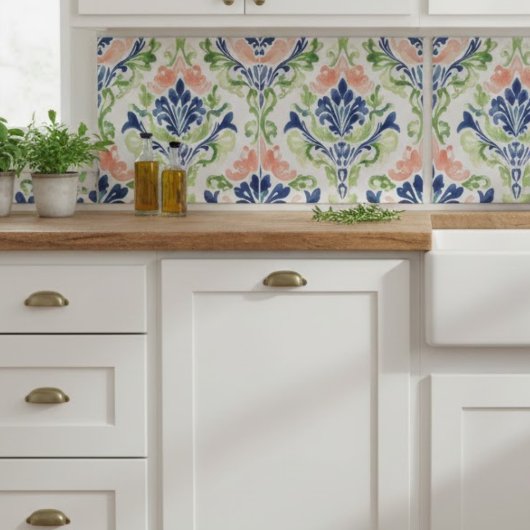 Trillende Waterverf Tegeltje