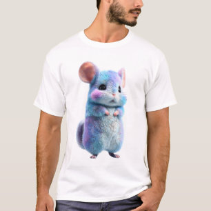 Trillende Zachte Iridiserende Galactische Knaagdie T-shirt