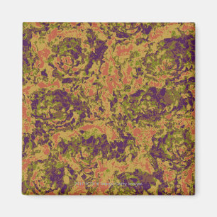 Trilling-bloemcamouflage Magneet