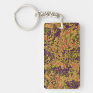 Trilling-bloemcamouflage Sleutelhanger