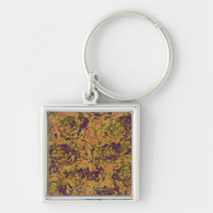 Trilling-bloemcamouflage Sleutelhanger