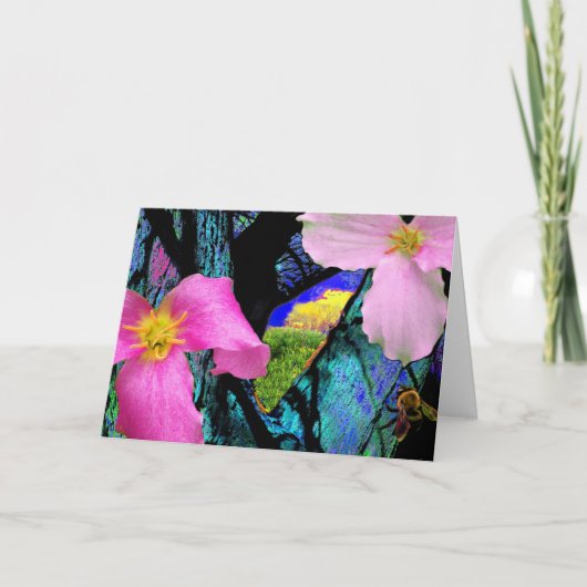 Trillium, carte de voeux (Devant)