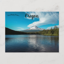 Trillium Lake Oregon Briefkaart