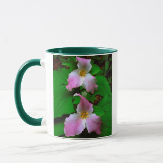 Trillium-wildbloem Mok (Links)