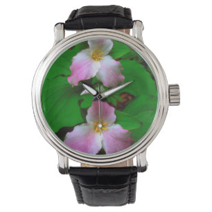 Trillium Wildflower Horloge