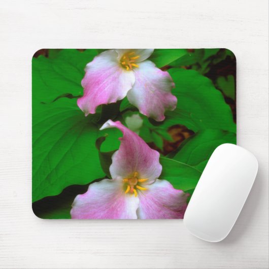 Trillium Wildflower Muismat (Met muis)